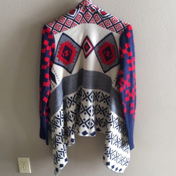 Aztec Open Cardigan - Picture 2 of 3